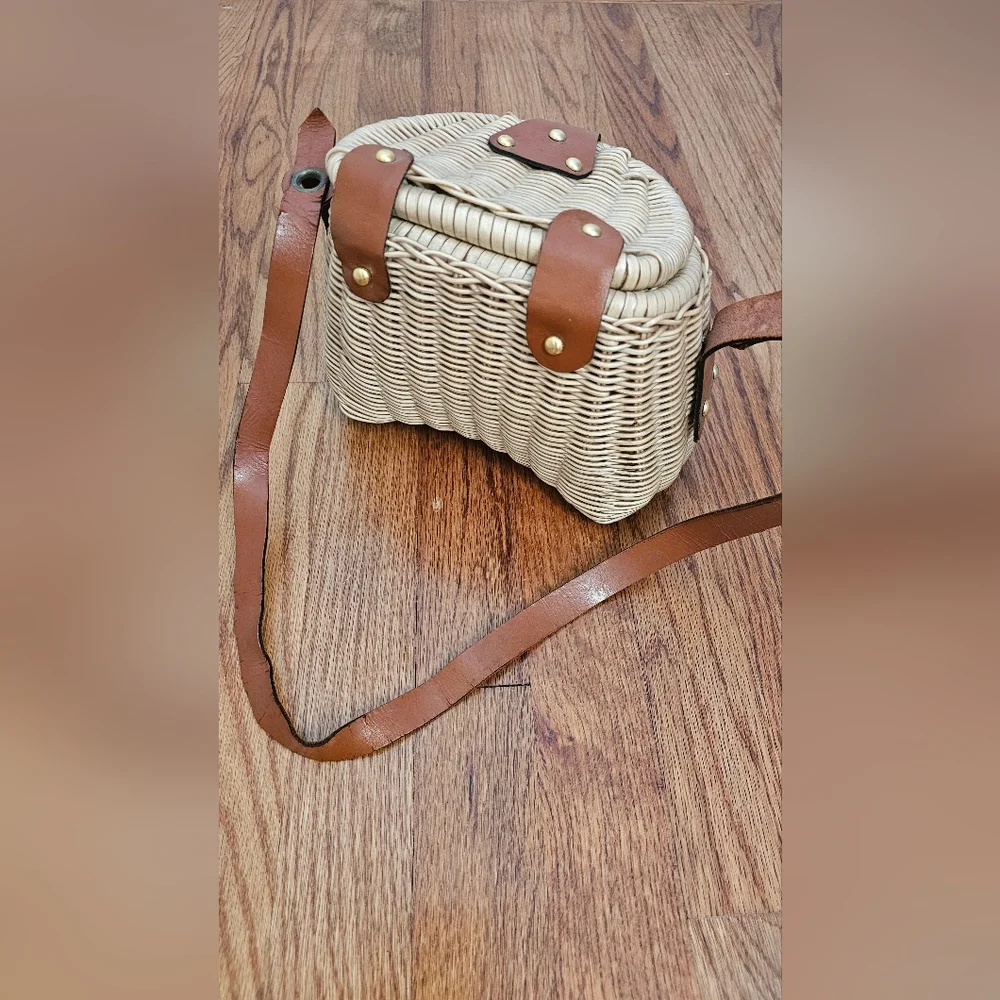 Mister Ernest Simon Wicker Handbag - Picture 3 of 10